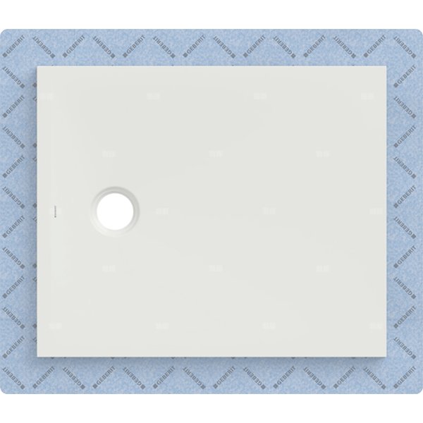 Brodzik Geberit CleanFloor30 z włókniną uszczelniającą, biały: 90x75cm,
