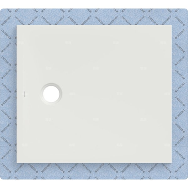 Brodzik Geberit CleanFloor30 z włókniną uszczelniającą, biały: 90x80cm,