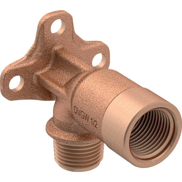 Podłączenie 90' GEBERIT Mepla, 1/2'' (GW x GZ), 73 mm