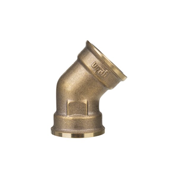 Kolano 45' nakrętne 1'' mosiądz