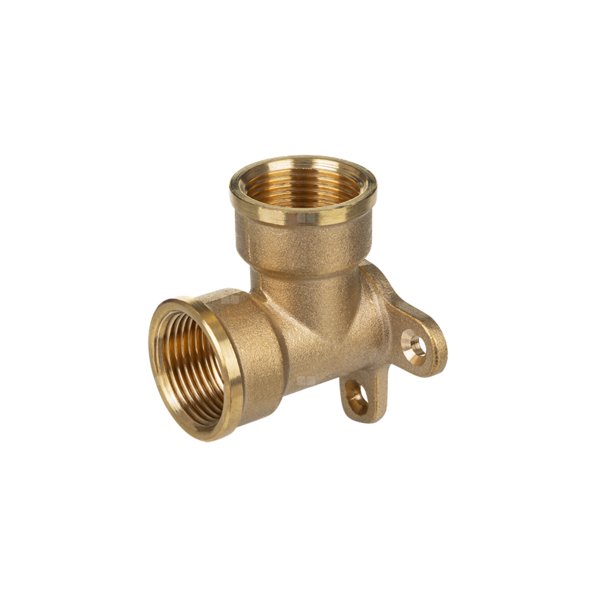 Kolanko naścienne 1/2'' mosiądz