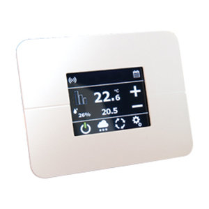 ELEKTRONICZNY TERMOSTAT WI-FI Z EKRANEM DOTYKOWYM APK. K-DOMO (DLA KPM30 , KPM31) SIŁOWNIK + OSUSZACZ 230V