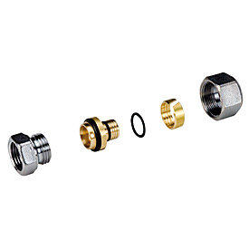 Złącze GIACOMINI R187F, 1/2'' x 16x2,0 (GW x zacisk)