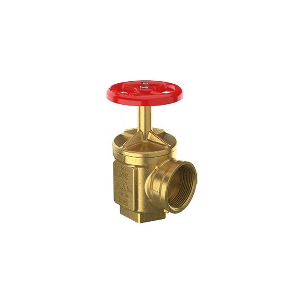 P.POŻ. ZAWÓR HYDRANTOWY KĄTOWY Z PRZEKŁADNIĄ, MOSIĄDZ 2 1/2"NPT