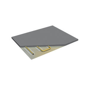 GIACO KLIMA - PANEL GIPS-K Z RADIATOREM ALUMINIUM, RURA 16x 1 1200x 1000x50