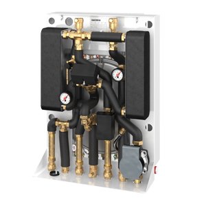 WĘZEŁ CIEPLNY BEZPOŚRED. POM. C.O. I C.W.U. Z ELEKTRONICZNĄ REGULACJĄ "SET POINT", POMPA, WYMIENNIK 67kW Ś ¾”