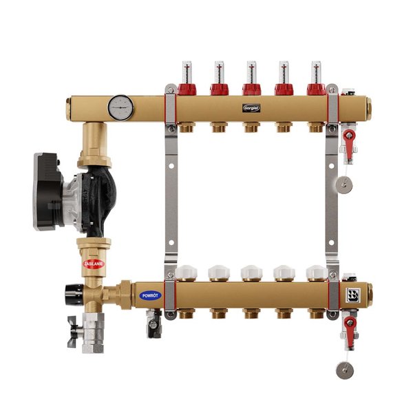Rozdzielacz stalowy RSt - 5 PTMe (3D 20-40)