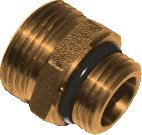 Nypel dla zaworu reg. R GORGIEL, 1/2'' x 3/4'' (GZ)