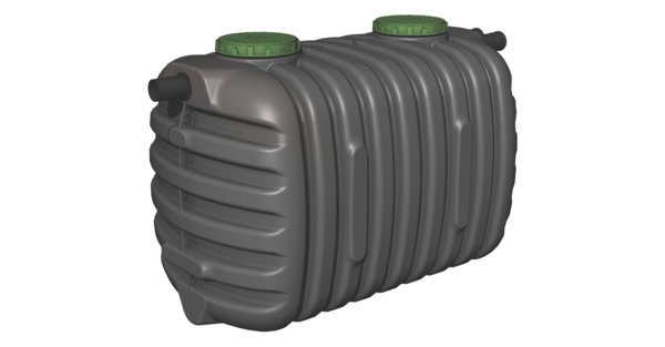 Pokrywy gwintowane D400 epureco G - epureco7, 3400L, osadnik z filtrem