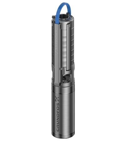 Pompa głębinowa 1-fazowa GRUNDFOS SP2A-33 częstotliwość 50 Hz, moc 1.5 kW, prędkość obrotowa 2900 obr/min, z zaworem zwrotnym