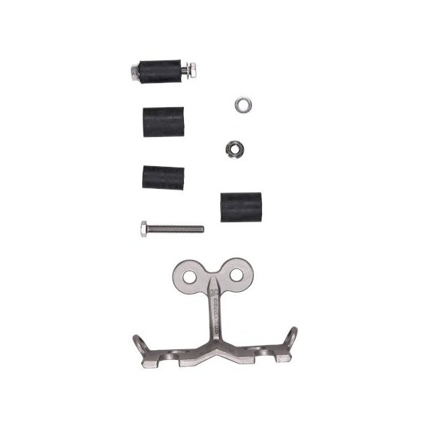 Górny łącznik prowadnic DN65/80 AISI 304