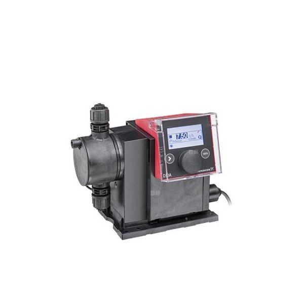 Pompa dozująca GRUNDFOS DDA 30-4 FCM-PV/V/C-F-31U2U2FG tworzywo sztuczne wzmocnione włóknem, maksymalna wydajność 30 l/h, pobór mocy silnika 24 W