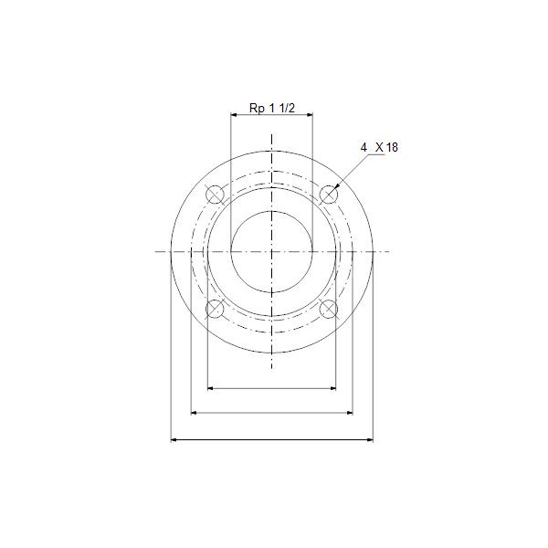 Przeciwkołnierz CR 10 Rp1 1/2'' PN16