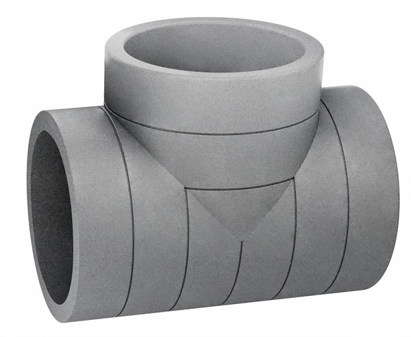 Trójnik ADT 125 HEATPEX ARIA ADURO