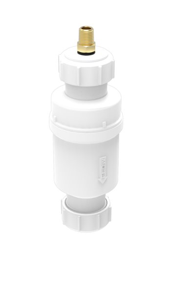 Suchy syfon membranowy z adapterem 10/32