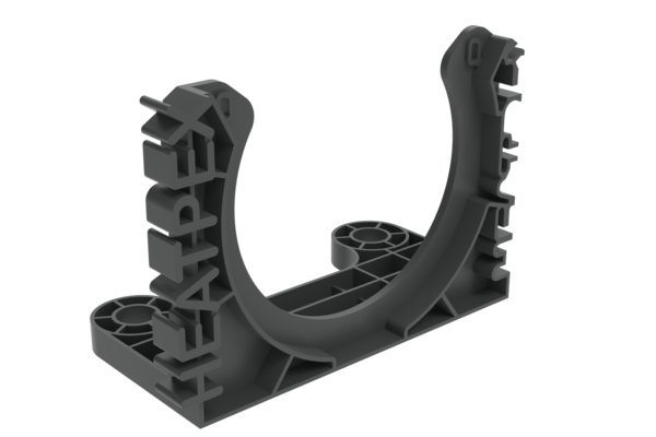 HEATPEX ARIA CONNECT Uchwyt do rury 75 mm szary - 10 szt.