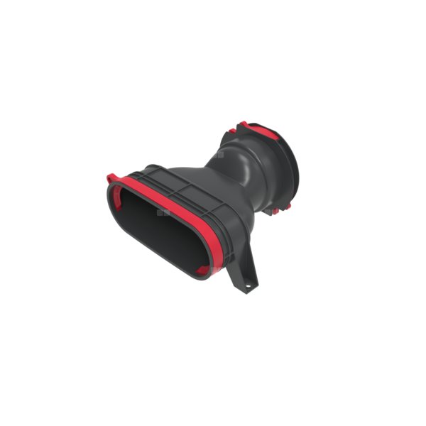 HEATPEX ARIA FLAT 500 Przejściówka z rury płaskiej na okrągłą 75 mm