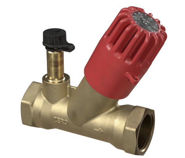 Zawór termostatyczny TA-Therm ZERO DN15 z króćcem pomiarowym