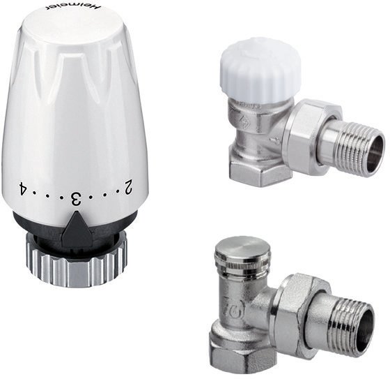 Zestaw termostatyczny DU+Calypso exact + Raditec DN15 kąt
