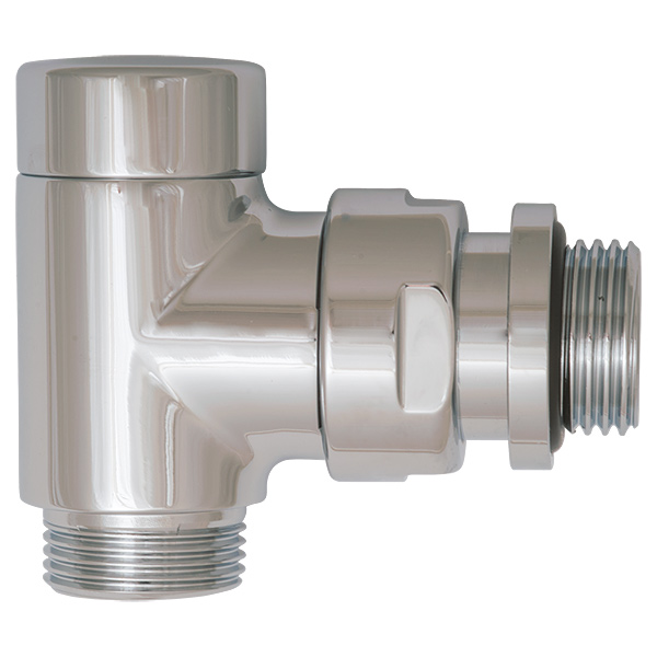 Zawór powrotny C.O. HERZ DE LUXE kątowy GZ / GZ 1/2'' x M 22 x 1,5