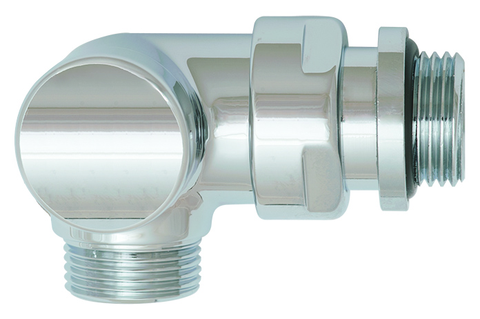 Zawór powrotny C.O. HERZ DE LUXE prosty GZ / GZ 1/2'' x M 22 x 1,5
