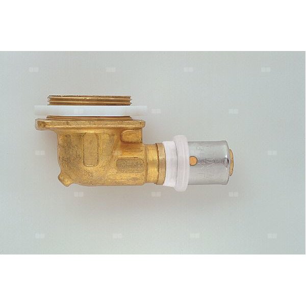 Trójnik i kolano do spłuczki WC, podtynkowe 16x2-Rp1/2