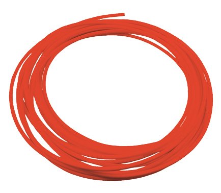 Rura PE-RT II/EVOH/PE-RT II HERZ Line 17 mm x 2 mm, izolacja kolor czerwony - kręgi 600mb wielowarstwowa gładka