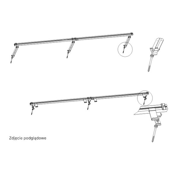 Uchwyt korekcyjny KS2600-15-4-S250.K212