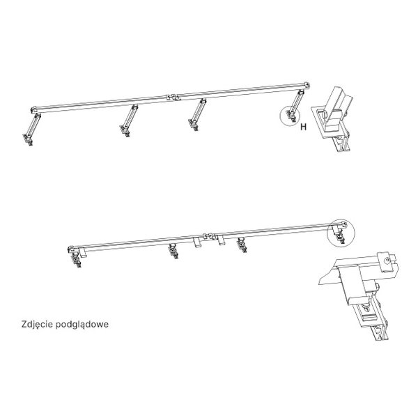 Uchwyt korekcyjny KS2600-15-4-R100.K412