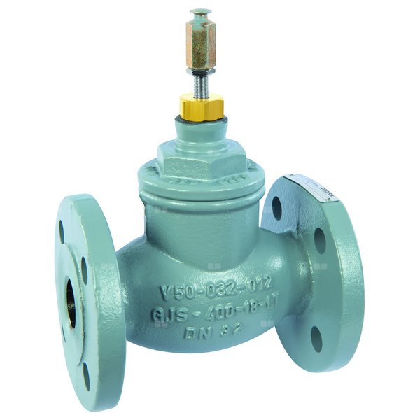 Zawór przelotowy, kołnierzowy, DN32, PN25, kvs 16