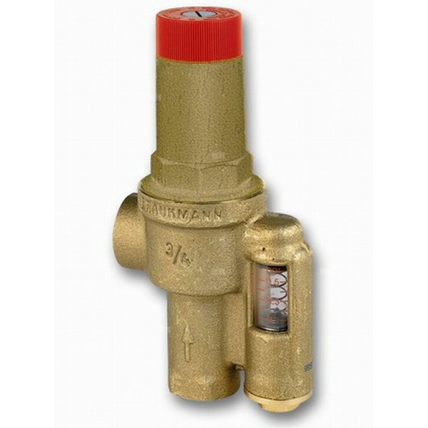 Zawór upustowy, 1 1/4", gw. wewnętrzny, ze wskaźnikiem