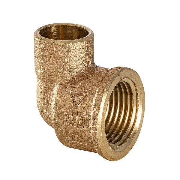 Kolano 90' IBP 4090 G, brąz, 18 mm x 3/4'' (ML x GW)
