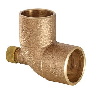 4000 Kolano Dwukielichowe 90º z Odpowietrznikiem 22mm