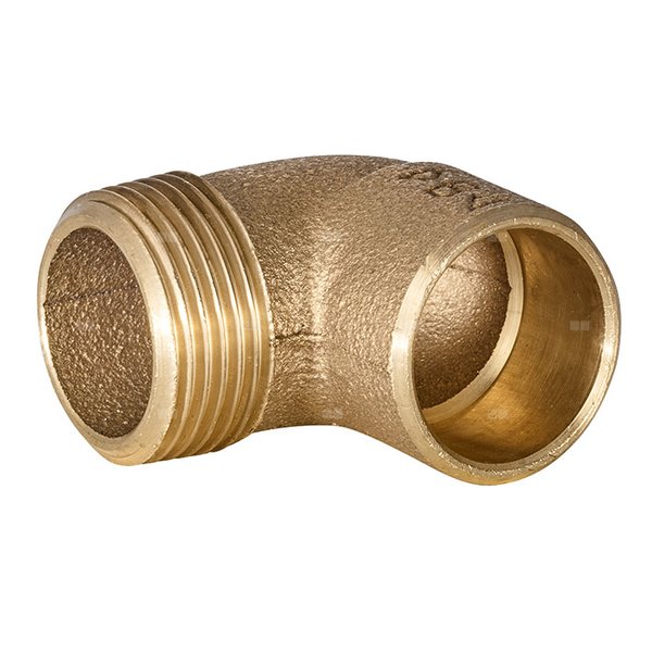 Kolano 90' IBP 4092 G, brąz, 28 mm x 3/4'' (ML x GZ)