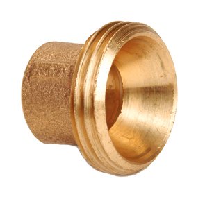 Część śrubunku ze stożkiem IBP 4380, brąz, 15 mm x 5/8'' (ML x GZ)