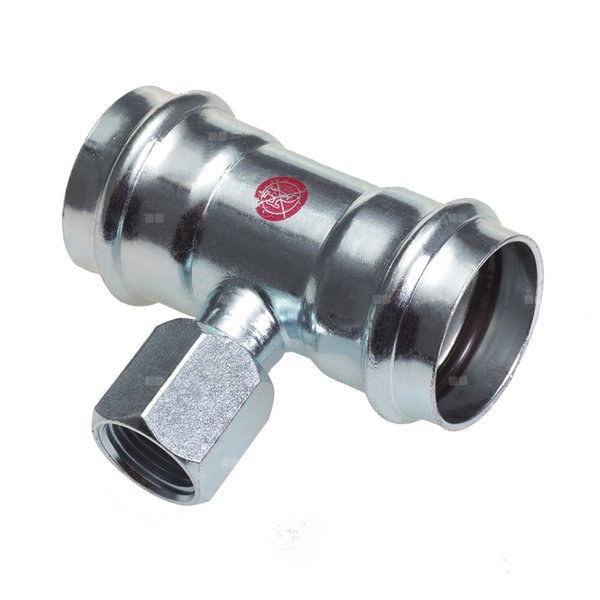 Trójnik IBP PC 4130 G redukcja stal węglowa 28 mm x 3/4'' x 28 mm (złącze zaciskowe x GW x złącze zaciskowe)