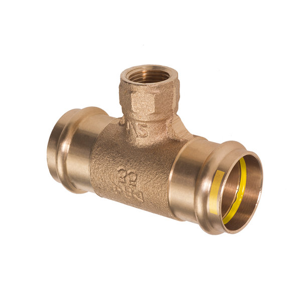 Gaz Trójnik Redukcyjny z Gwintem (GW) 15 x 1/2 x 15mm