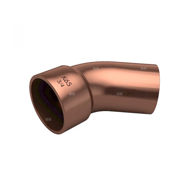 Łuk 45' IBP K5040, miedź, 1 1/8'' (ML)