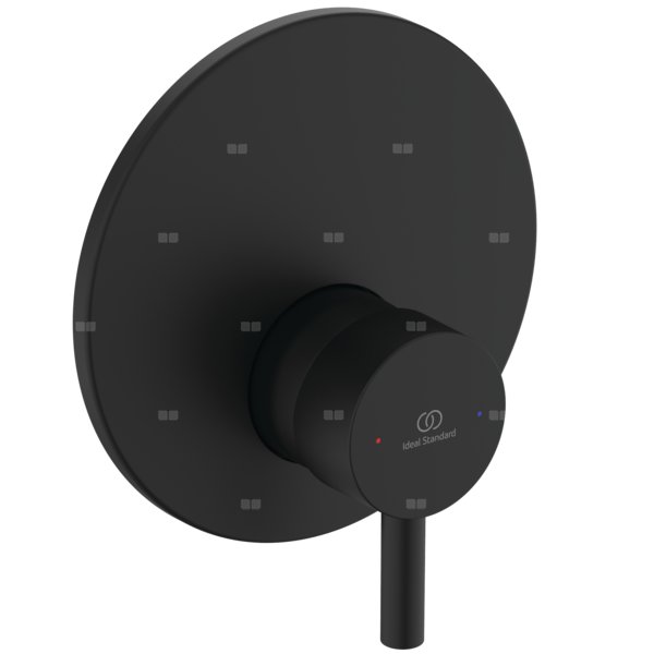 CERALINE BATERIA NATRYSKOWA PODTYNKOWA KIT1+2 SBLK