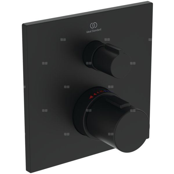 CERATHERM C100 BATERIA NATRYSKOWA CHROM KIT2 SBLK