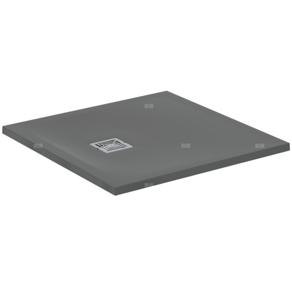Brodzik kwadratowy 800x800x30 mm Spód szlifowany, bez korka spustowego - ULTRA FLAT S +
