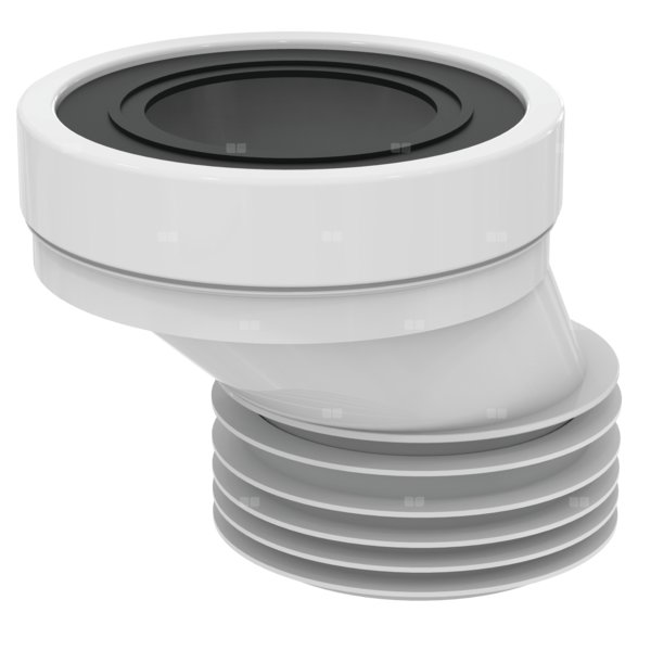 Kolanko odpływowe mimośrodowe 140x285x130 mm - MULTI SUITES - FINISHED PRODUCTS