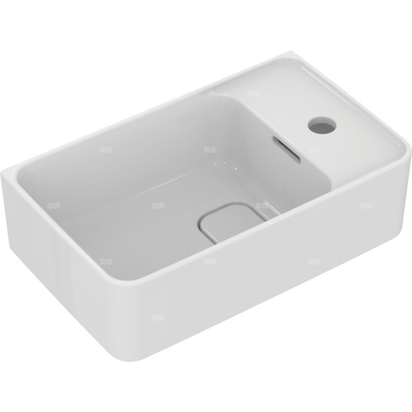 STRADA II Umywalka 45 WHT IP 1TH prawa