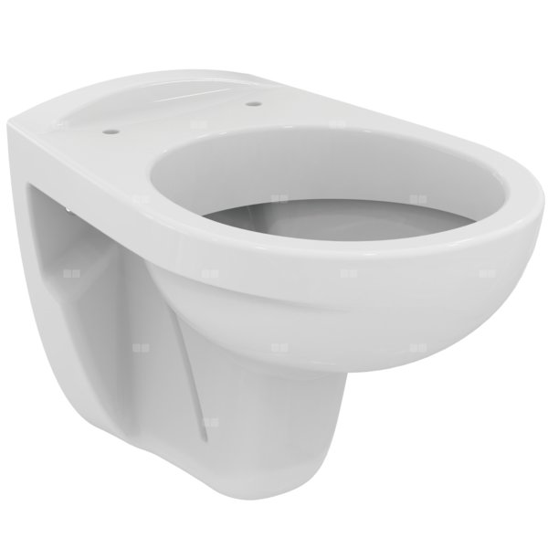 Miska WC wisząca IDEAL STANDARD Eurovit porcelana szklista biała, odpływ lejowe, poziomy odpływ