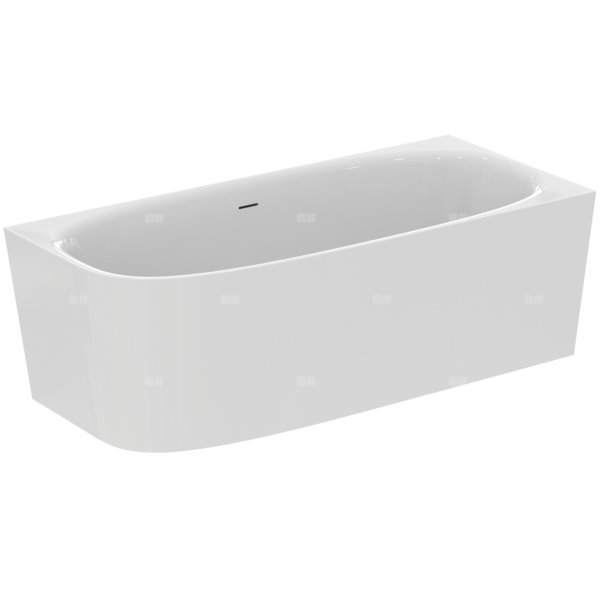 DEA WANNA ASYM. 180X80 WHITE RG