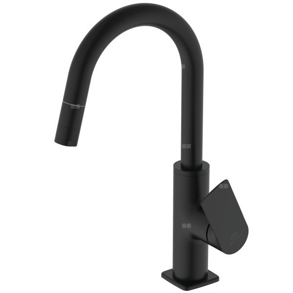 Bateria umywalkowa 103x201x300 mm, wylewka 150 mm 3.8 l/min (3 bary), z korkiem - CERALIFE C