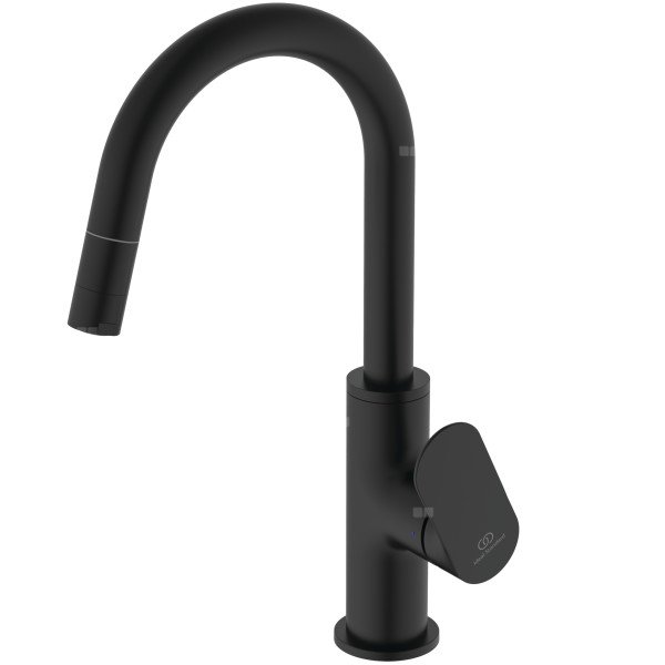 Bateria umywalkowa 103x197x300 mm, wylewka 150 mm 3.8 l/min (3 bary), z korkiem - CERALIFE O
