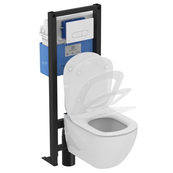 Pakiet podtynkowy, spłuczka, mechaniczna, odpływ poziomy - PROSYS PACKS