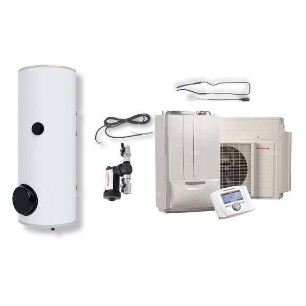 Pakiet - Pompa ciepła powietrzna powietrze-woda monoblok IMMERGAS VICTRIX HYBRID PLUS 2.34 kW 230 V + Zasobnik c.w.u. OKC 200 NTR/HP