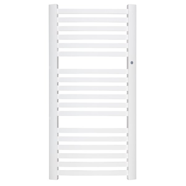 Grzejnik drabinkowy INSTAL-PROJEKT RETTO, wym. 1072 x 412 mm, kolor biały/white silk, moc 406W